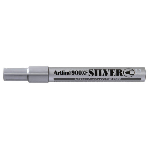Artline 900 metallic silver permanent marker bulk box of 12 for artists designers and professionals