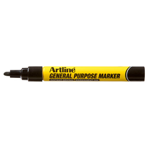 Artline General Purpose Permanent Marker Black Box of 12