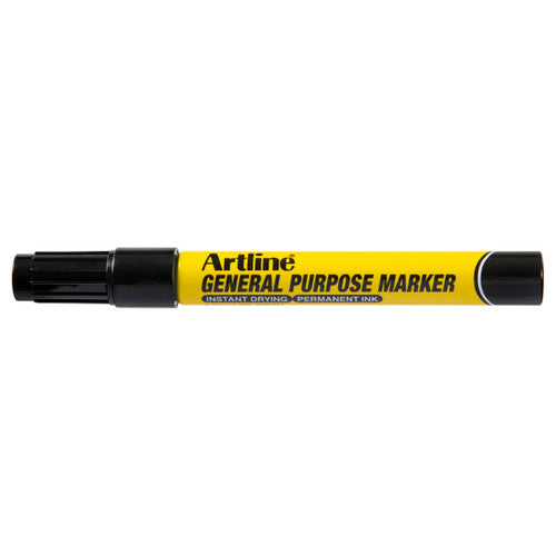 Artline General Purpose Permanent Marker Black Box of 12