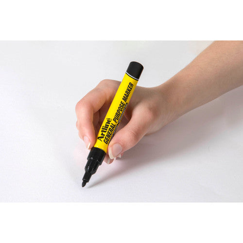 Artline General Purpose Permanent Marker Black Box of 12