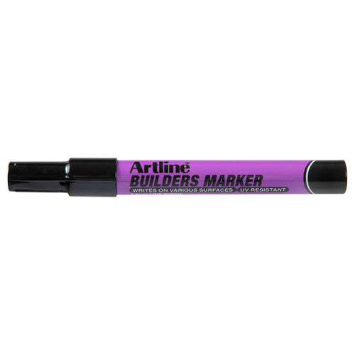 Artline Builders Permanent Marker Black Box of 12