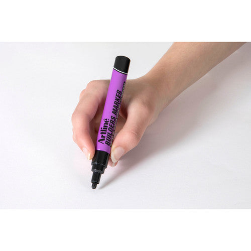 Artline Builders Permanent Marker Black Box of 12