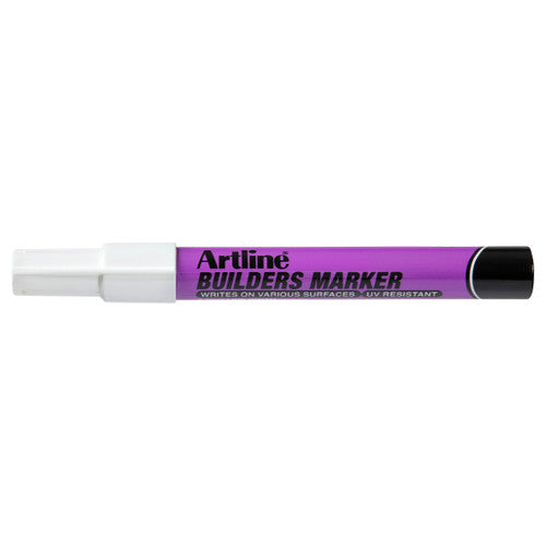 Artline Builders Permanent Marker White Box of 12