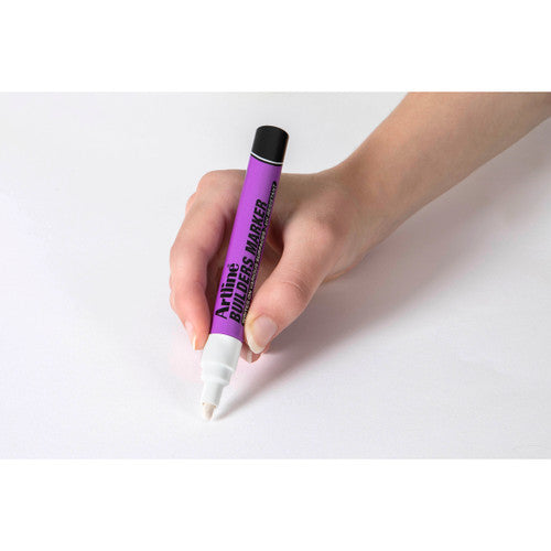 Artline Builders Permanent Marker White Box of 12