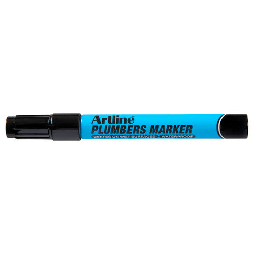 Artline Plumbers Permanent Marker Black Box of 12