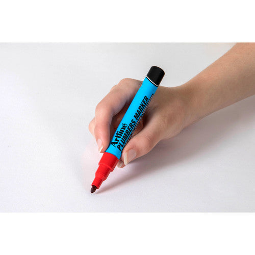 Artline Plumbers Permanent Marker Red Box of 12