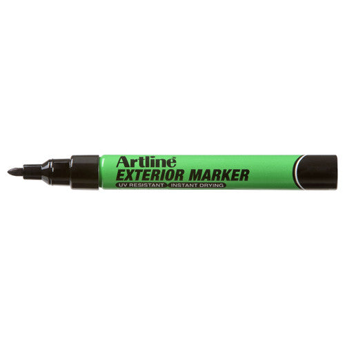 Artline Exterior Permanent Marker Black Hangsell Box of 12