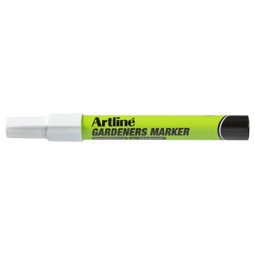 Artline Gardeners Permanent Marker White Hangsell Box of 12