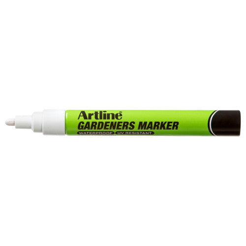 Artline Gardeners Permanent Marker White Box of 12