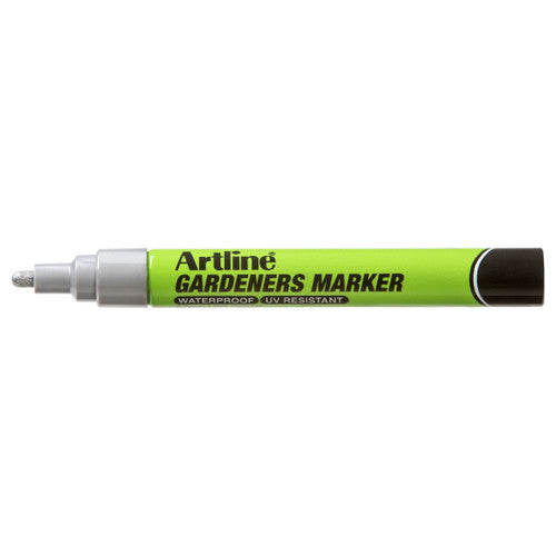 Artline Gardeners Permanent Marker Silver Hangsell Box of 12