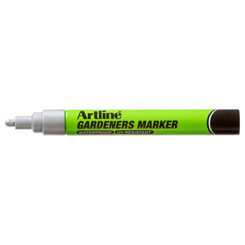 Artline Gardeners Permanent Marker Silver Box of 12