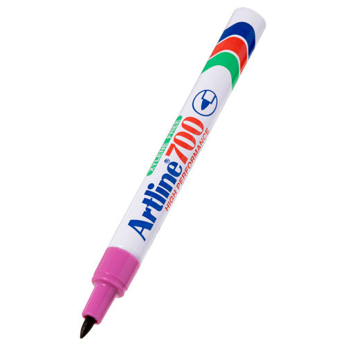 Artline 700 Permanent Marker 0.7mm Bullet Nib Pink Box of 12