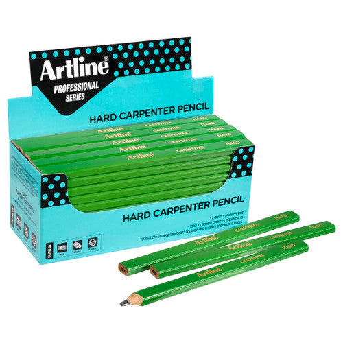 Carpenter Pencil Green Hard Box of 50