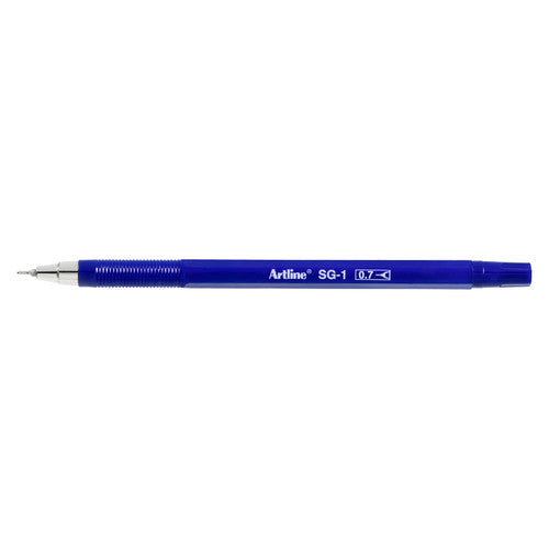 Artline SG-1 Needle Tip Ballpoint Pen 0.7mm Blue Box of 12