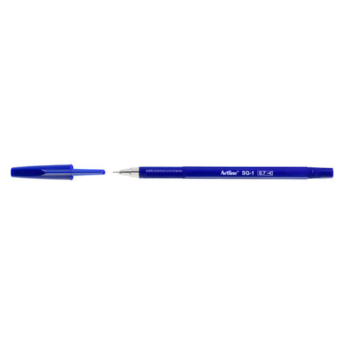 Artline SG-1 Needle Tip Ballpoint Pen 0.7mm Blue Box of 12