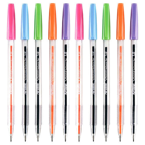 Artline Smoove Ballpoint Bright Pen 1.0mm Pack of 10