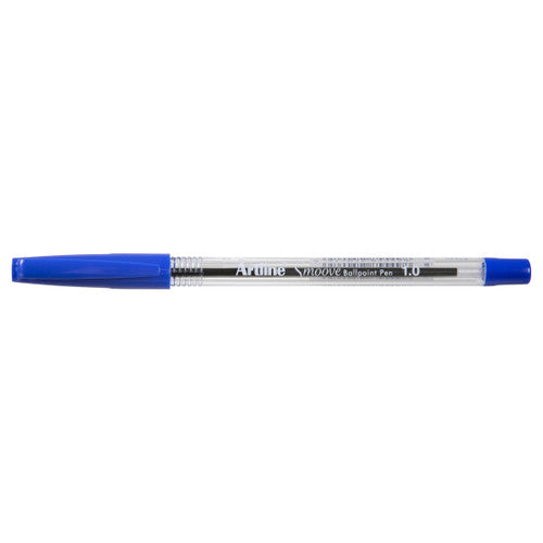 Artline Smoove Ballpoint Pen 1.0mm Blue Box of 50