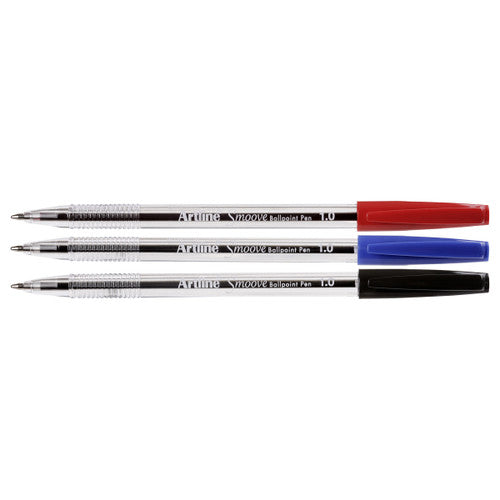 Artline Smoove 8210 Ballpoint Pen Medium Assorted 12 x 10 Packs