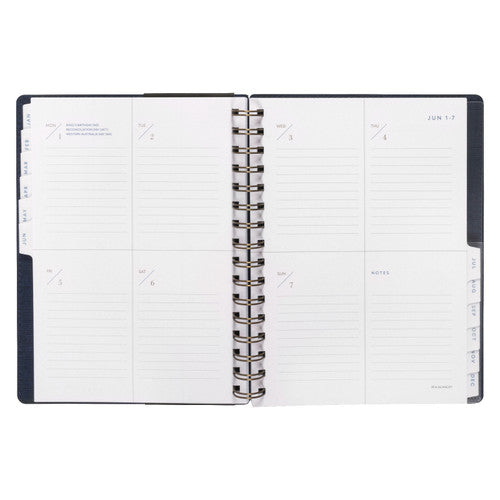 At-A-Glance 2026 Signature Collection Week To View Planner A5 Navy