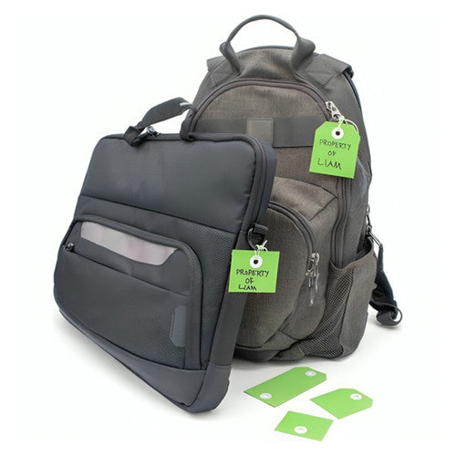 Avery Green 2in1 Perforated Tag 54x108mm 100 Pack