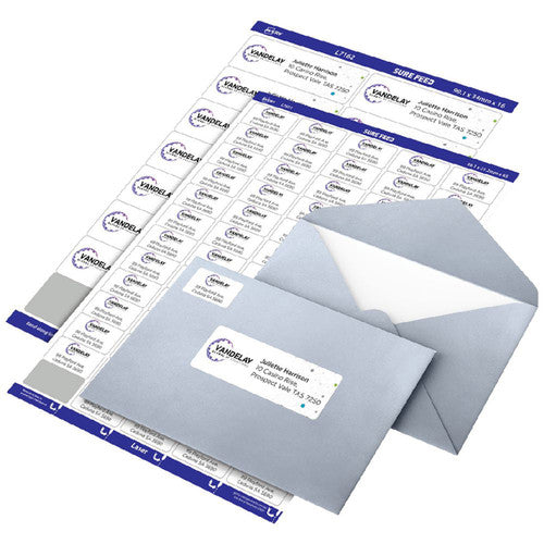 AveryEco Home Office Label Kit L7162 L7651 10 Pack Laser Inkjet White