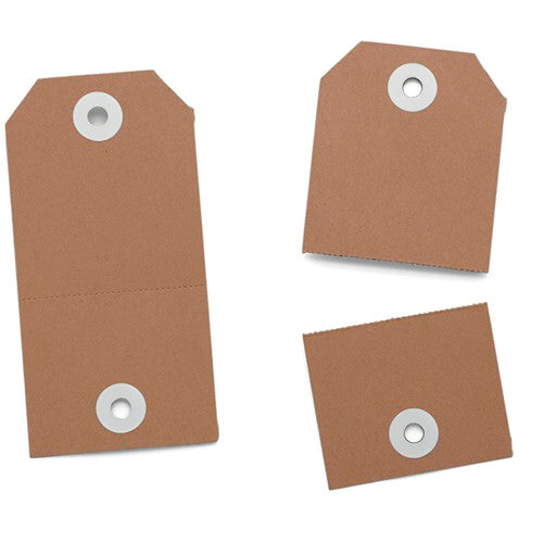 Avery Kraft Brown 2in1 Perforated Tag 54x108mm 100 Pack