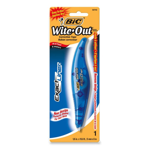 BIC Wite-Out Exact Liner Correction Tape Box of 6
