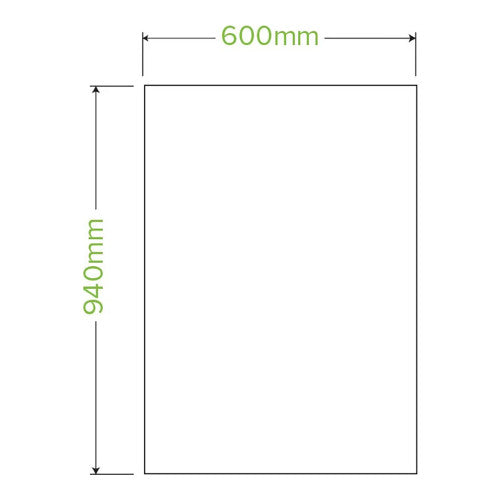BIOPAK 50L COMPOSTABLE BIN LINER ROLL OF 30 X 18
