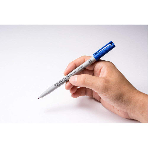 Staedtler Lumocolor Non-Permanent Pen Medium Blue Box of 10 315-3