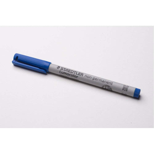 Staedtler Lumocolor Non-Permanent Pen Medium Blue Box of 10 315-3