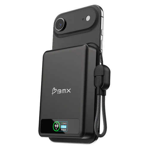 BMX SolidSafe 10K Solid-State Magnetic Power Bank Black