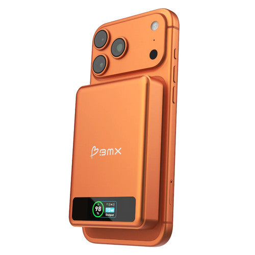 BMX SolidSafe 10K Solid-State Magnetic Power Bank Orange