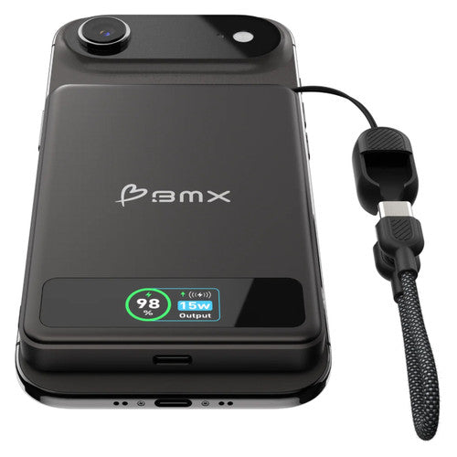 BMX SolidSafe 5K Solid-State Magnetic Power Bank Black