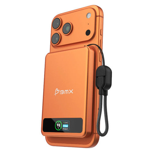 BMX SolidSafe 5K Solid-State Magnetic Power Bank Orange