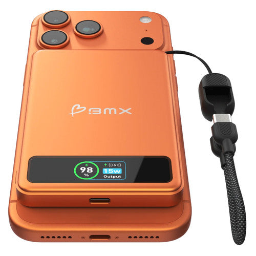BMX SolidSafe 5K Solid-State Magnetic Power Bank Orange