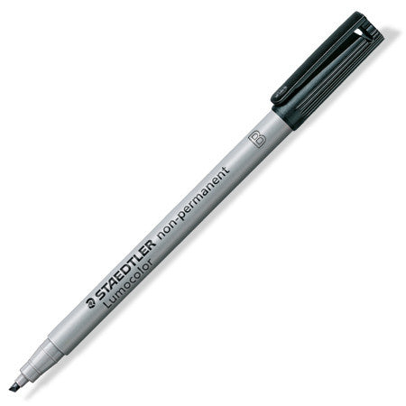 Staedtler Lumocolor Non-Permanent Pen Broad Black Box of 10 312-9