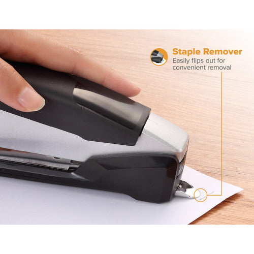 Bostitch 311110 InPower Antimicrobial Full Strip Stapler 28 Sheets Black