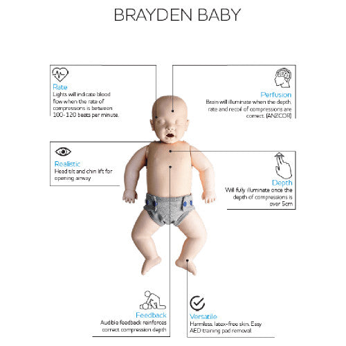 Brayden Baby CPR Manikin