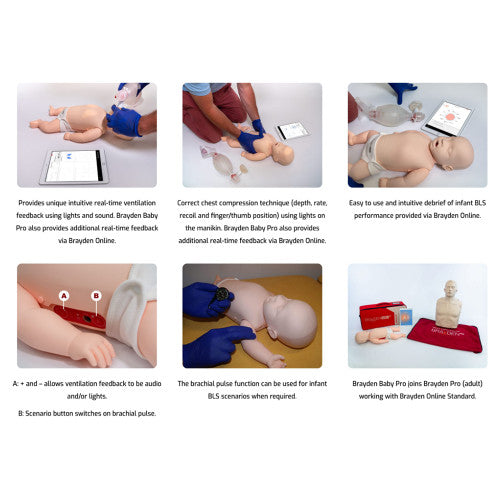 Brayden Manikin LED Baby Pro