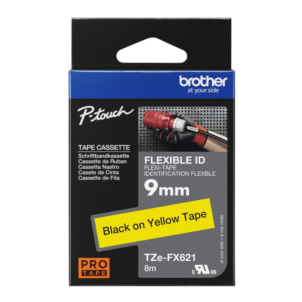 Brother TZe-FX621 Flexible ID tape retail pack