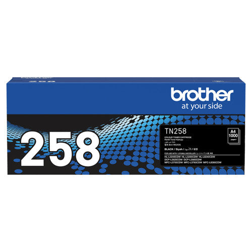 Brother TN258 Toner Cartridge 1000 Pages Black