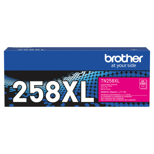 Brother TN258XL Toner Cartridge 2300 Pages Magenta