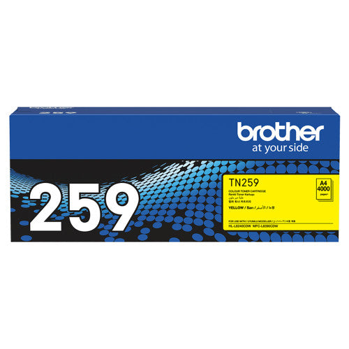Brother TN259 Toner Cartridge 4000 Pages Yellow