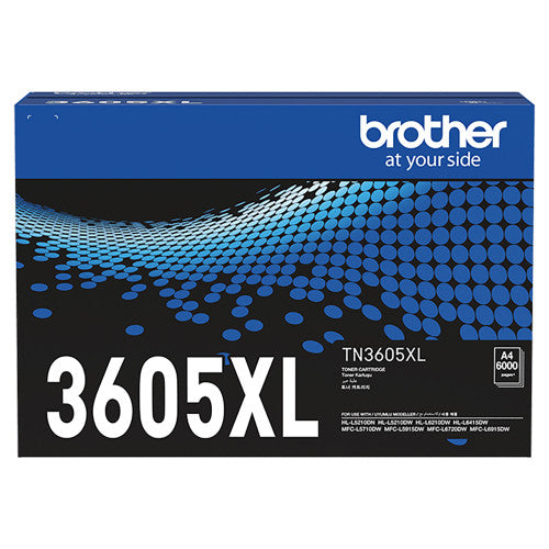 Brother TN3605XL High Yield Toner Cartridge 6000 Pages Black