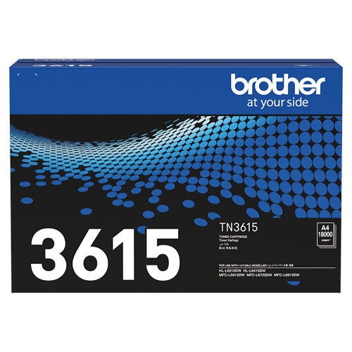 Brother TN3615 Ultra High Yield Toner Cartridge 18000 Pages Black