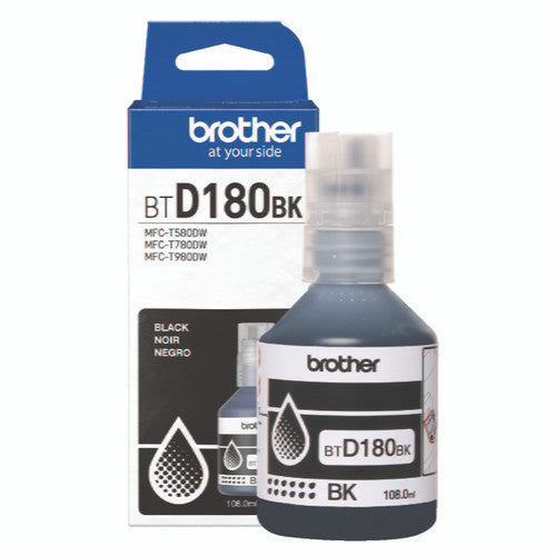 Brother Ink Cartridge BTD180BK Black Ink Bottle