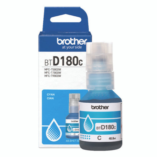 Brother Ink Cartridge BTD180C Cyan Ink Bottle