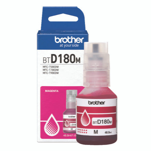 Brother Ink Cartridge BTD180M Magenta Ink Bottle