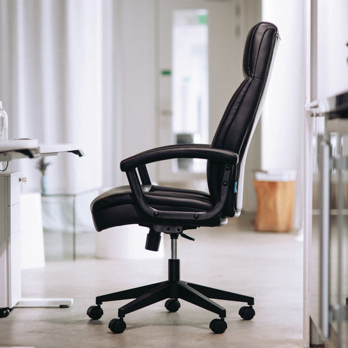 Buro Dakota II Chair With Arms PU Black