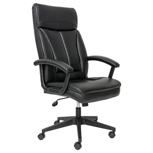 Buro Dakota II Chair With Arms PU Black